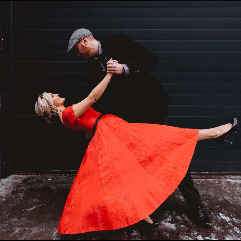 Vintage red dress